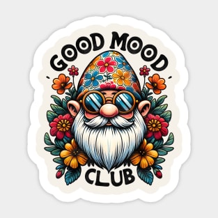 Good Mood Club Cute Gnome Sticker